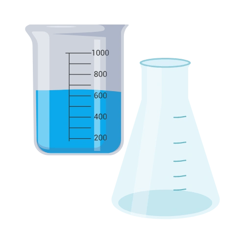 Beaker Glass Erlenmeyer Flask