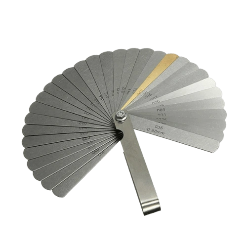 Panjang 9 Kalibrasi Alat Feeler Gauge, Pin Gauge, Radius Gauge